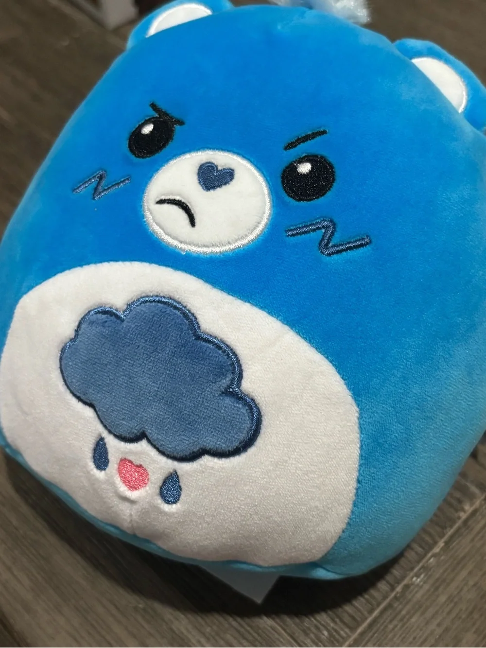 Care Bears Squishmallows • Blue Grumpy Bear 8 inch Plush
